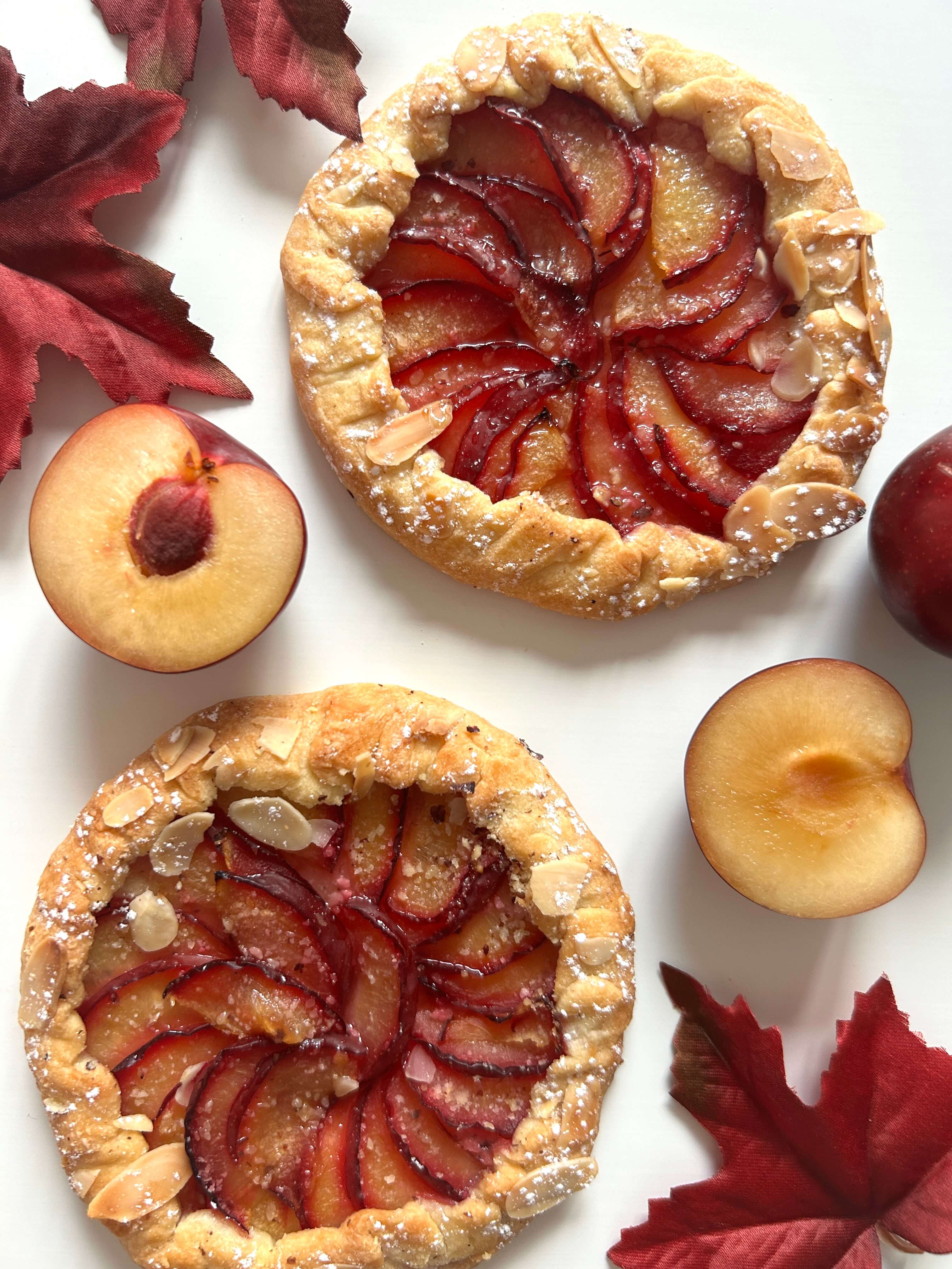 Plum Galette with Plums